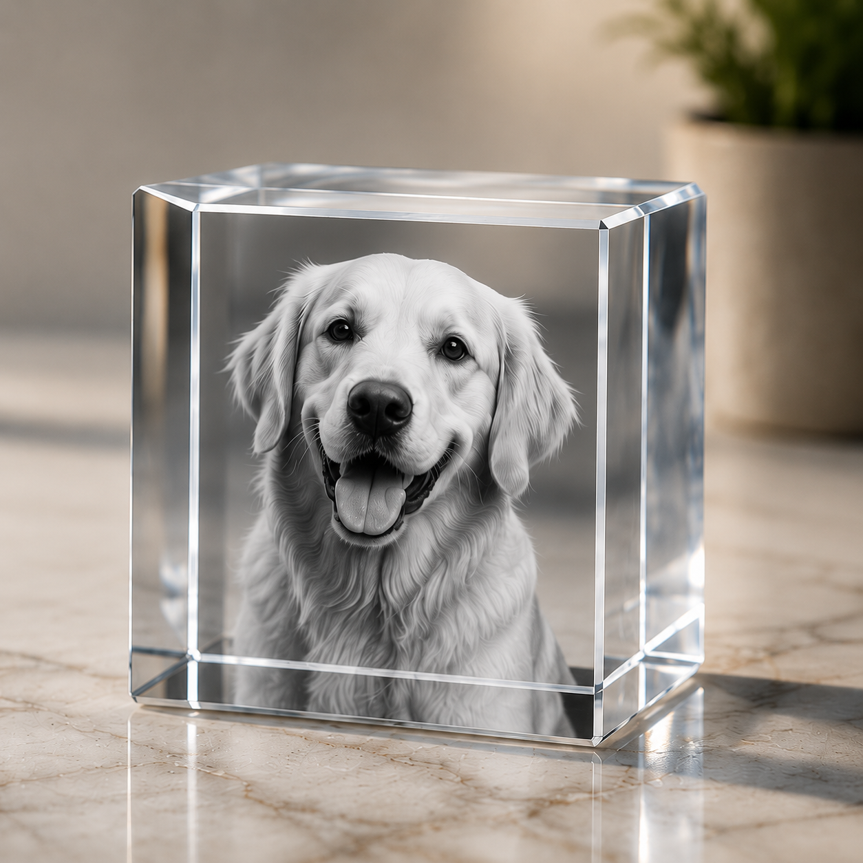 3D Crystal Square (Large)
