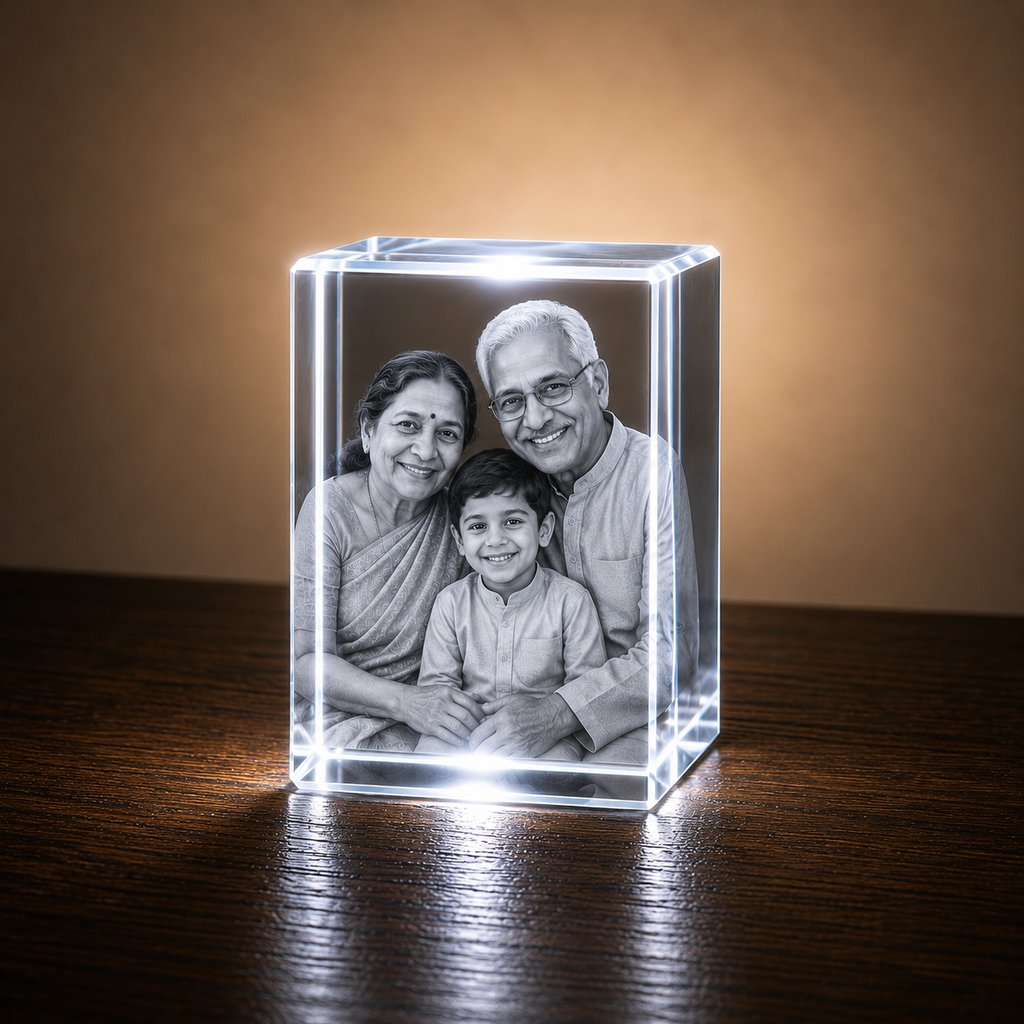 3D Crystal Rectangle (Small)