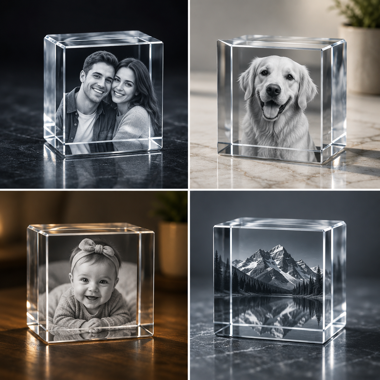3D Crystal Square (Small)