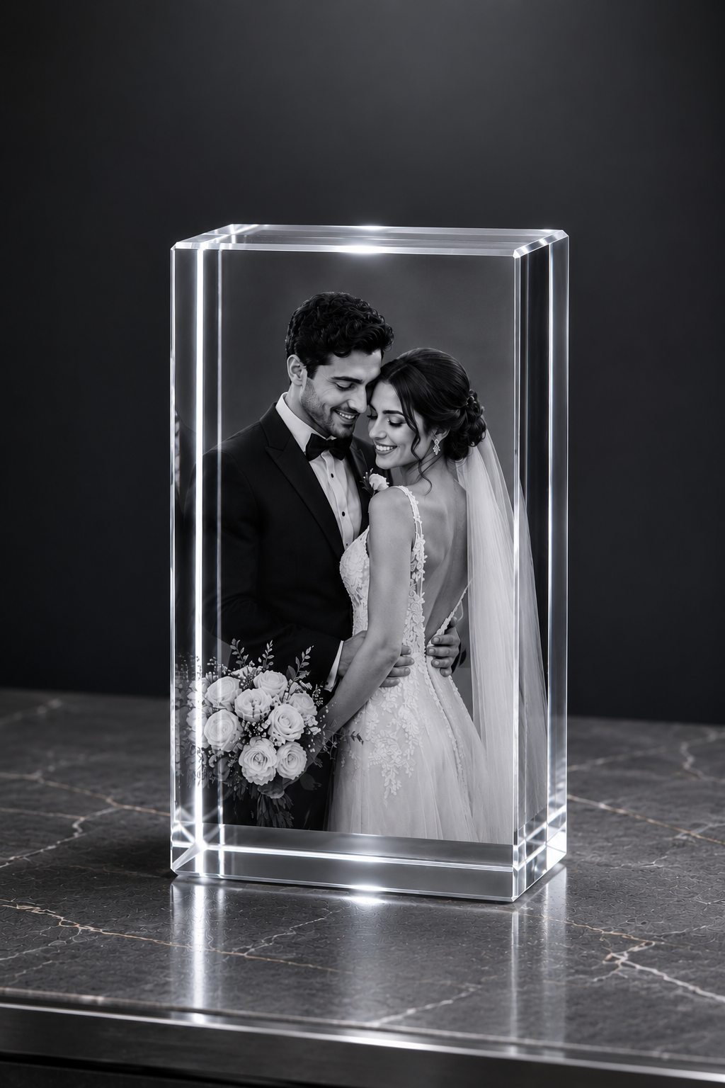 3D Crystal Rectangle (Large)