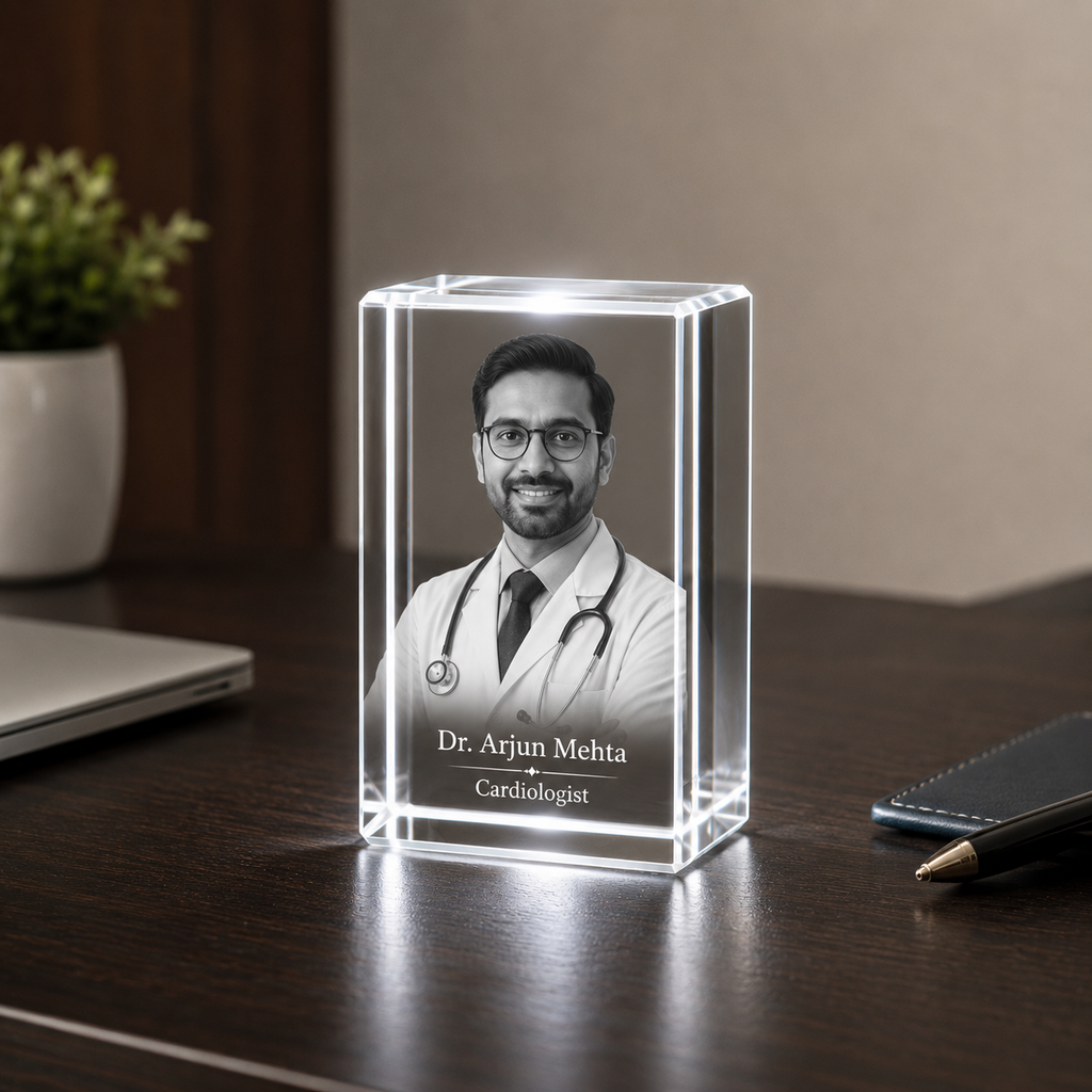 3D Crystal Rectangle (Small)