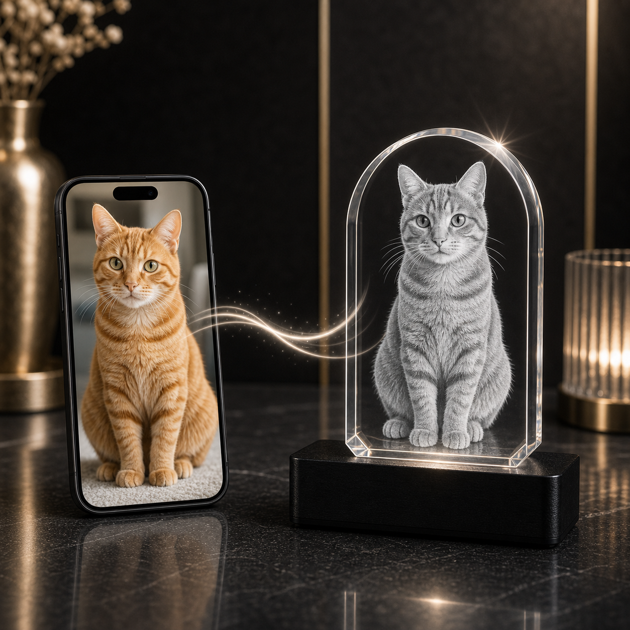 3D Crystal Dome