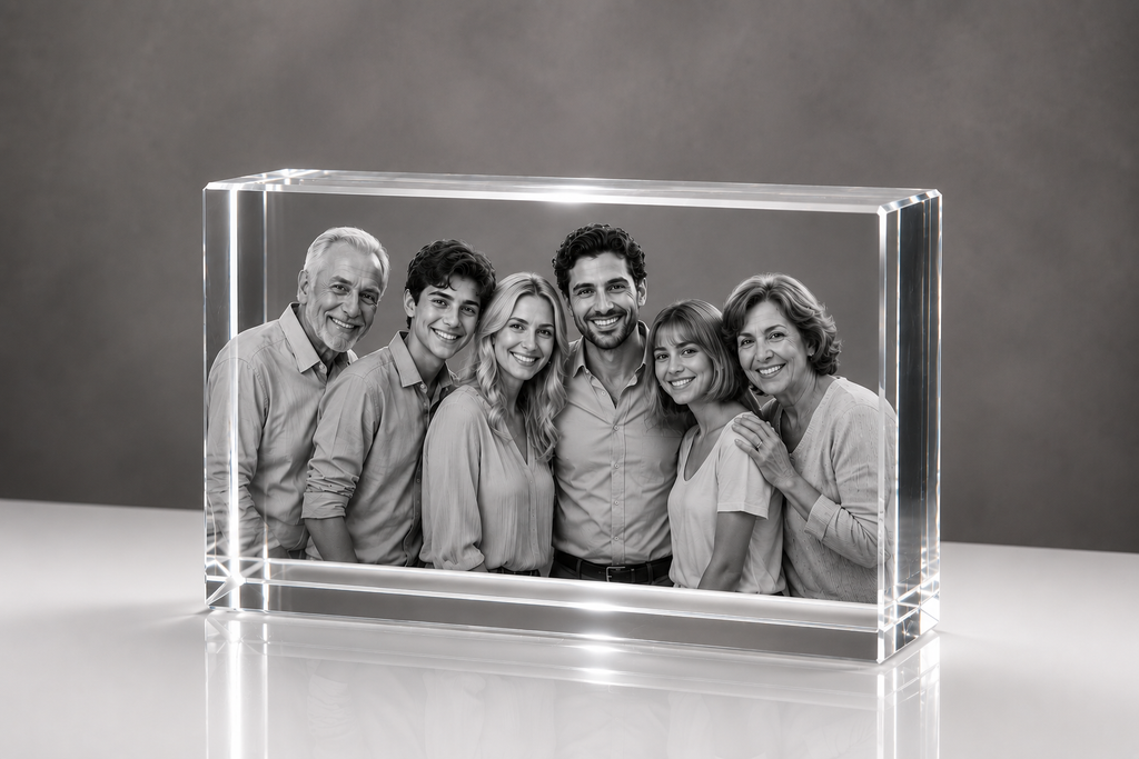 3D Crystal Rectangle (Large)