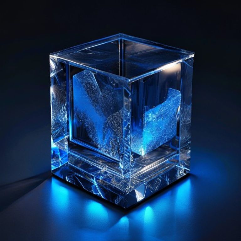 3D Crystal Cube